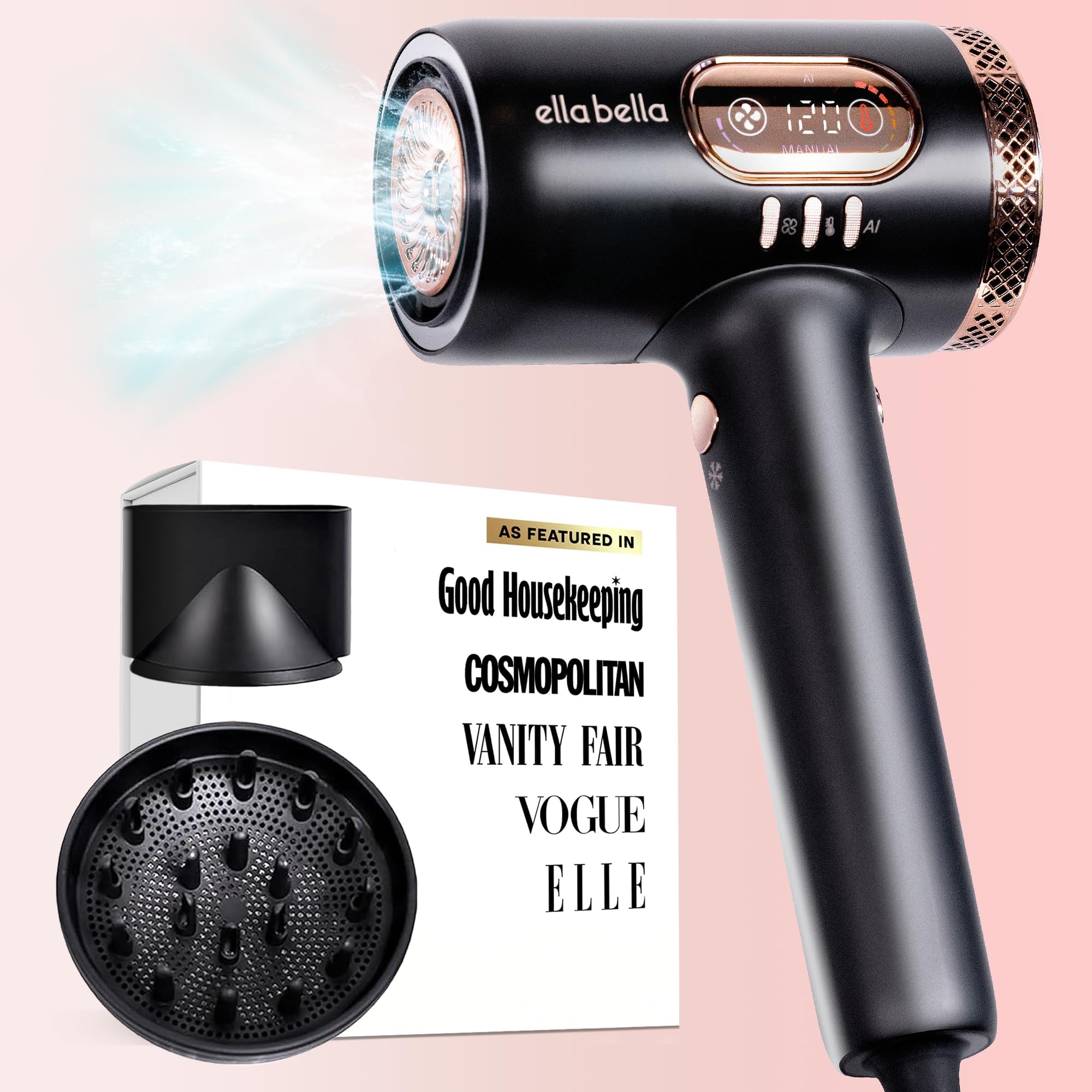 ELLA BELLA Smart Plasma — Black & Gold